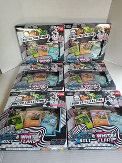 Pokémon TCG Black Bolt & White Flare Poster Collection $50ea.