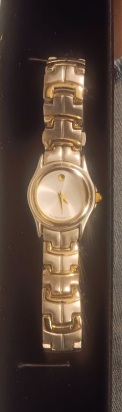 Movado Museum Classic Olympian Style Swiss Quartz 2-Tone Series Ladies Watch