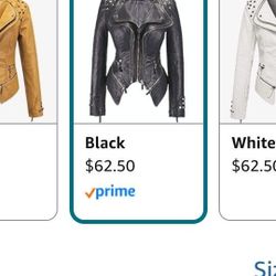 Black Faux Leather Jacket $40 This Is For Sale. The Site Says Sold  Send Me Your Contact. I Will Text YouSevenoved) Text