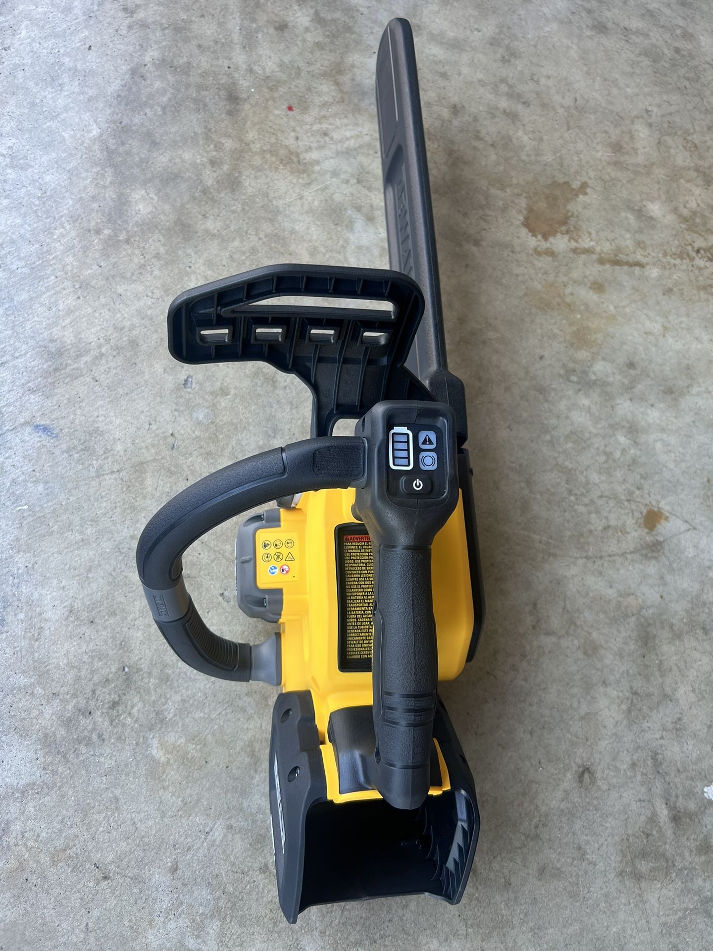 DEWALT FLEXVOLT 60V MAX 14 in. Cordless Battery Powered Top Handle Chainsaw. /tool Only 