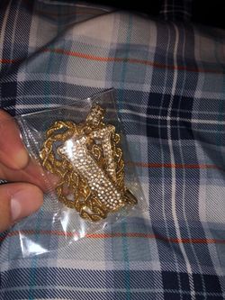 Iced out vlone chain