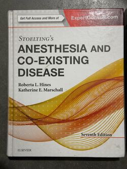 Stoelting's Anesthesia and Co-Existing Disease 7th Edition book