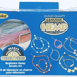 NEW Beginners Toner Hemp Jewelry Kit with Instructions, Stocking Stuffer