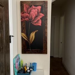 Hanging paintings