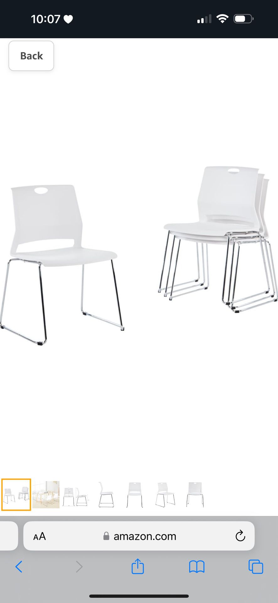 Stackable Office Chairs/ Dining Chair 