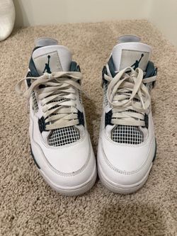 Air Jordan 4 White Teal Sneakers
