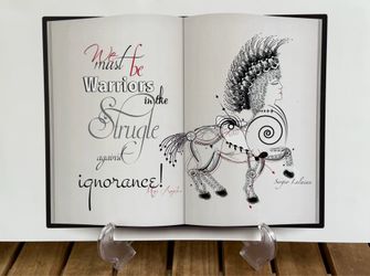 Zen Tangled-Inspired Graphic Art Poster 11”x27”