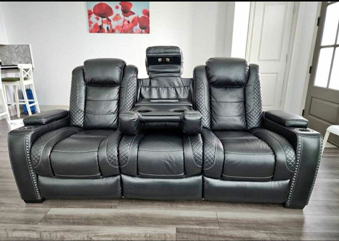 Party Time Power Reclining Sofa Home Theater Seating