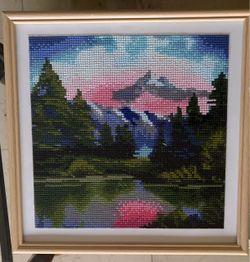 Diamond painting (framed)