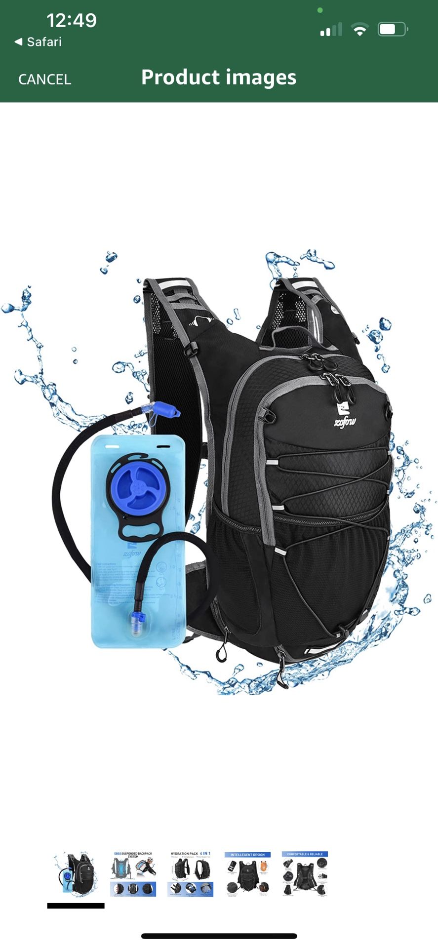 Zofow Hydration Backpack