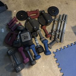 Weights+dumbbells 
