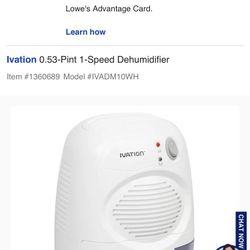 Ivation Dehumidifier 
