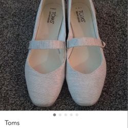 TOMS Light Grey Flats