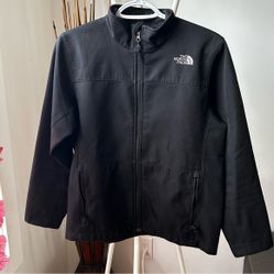 The North Face Black Full-Zip Stand-Up Collar