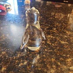 4" Pinguin Glass Figurine