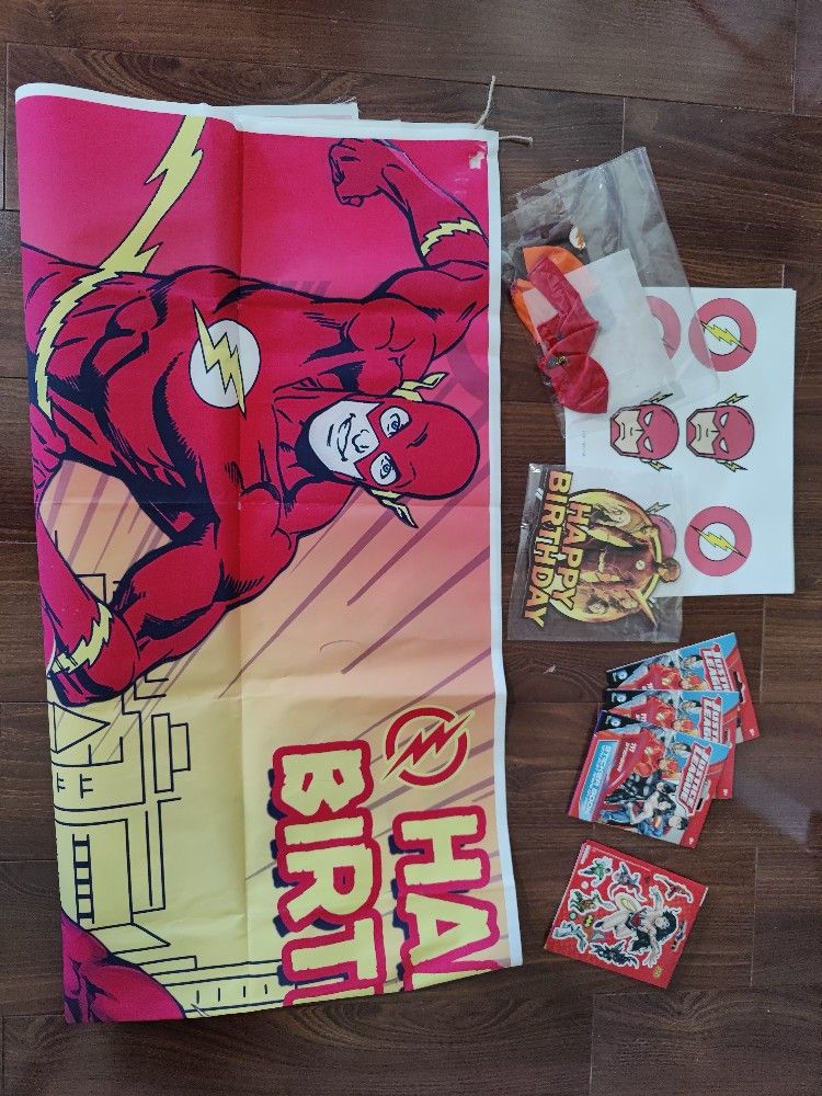 Justice League Flash Party Decor