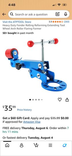 Heavy Duty Fender Rolling Reforming Extending Tool Wheel Arch Roller Flaring Former MISSING HEIGHT ADJUSTMENT KNOB