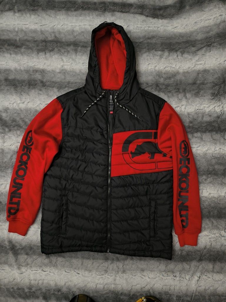 Vintage Y2K Style Puffer Hoodie