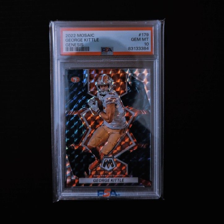 #179 George Kittle 2022 Panini Mosaic - Mosaic Genesis