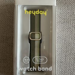 Green Striped heyday Apple Watchband