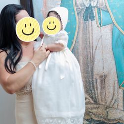 Baptism Dress & bonnet