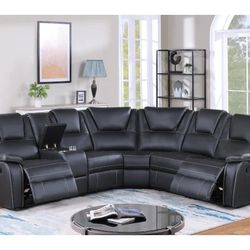 BEST DEAL! LEATHER RECLINER SOFA SECTIONAL!!