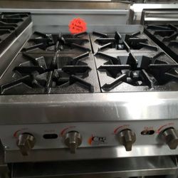 Used CPG 24"L HOT PLATE WITH 4 BURNERS NATURAL GAS