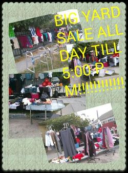 BIG YARD SALE!!!!!!!
