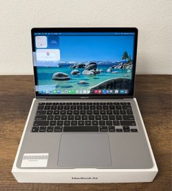 13" MacBook Air M1 8 Core*256GB SSD*8GB RAM