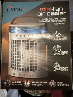 Mini-fan air cooler
