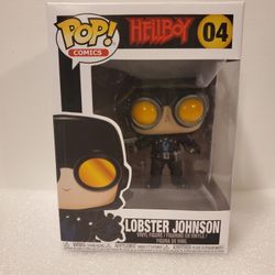 Funko Pop Hellboy Lobster Johnson #04 Comic Book Vinyl Figure BRAND NEW 