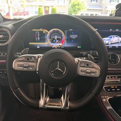 OEM Mercedes AMG leather steering wheel