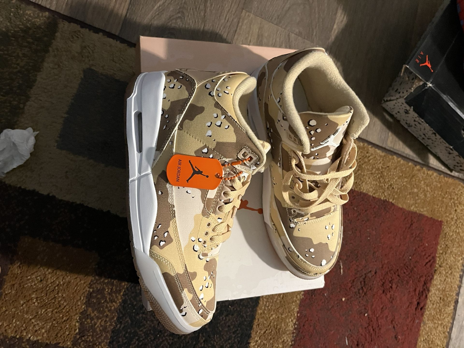 Brand New Retro Camo 3’s