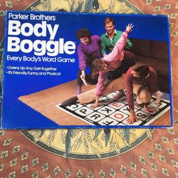Body Boggle by Parker Brothers, Used, Complete, vintage mid 80s