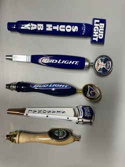 Various Beer Tap Handles - Prices in Description