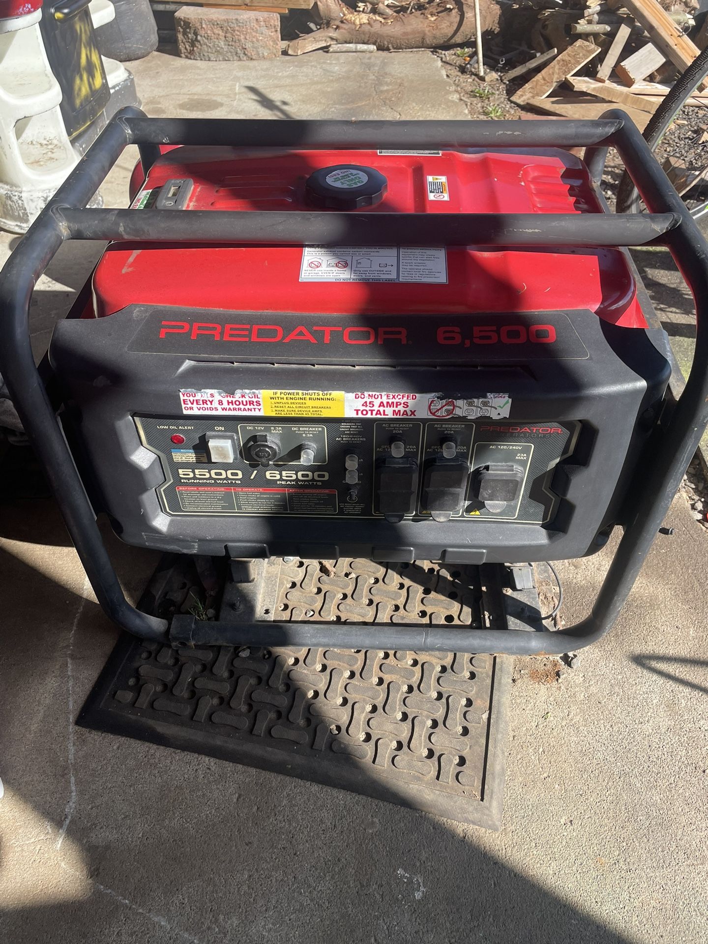Predator 6,500 Generator