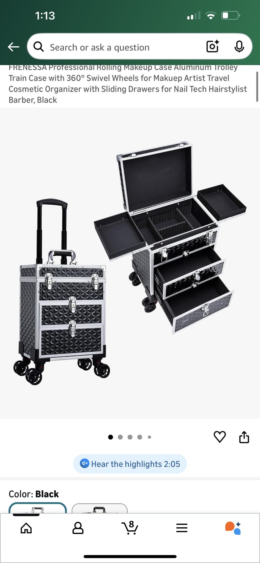 New Swivel Case With Lock