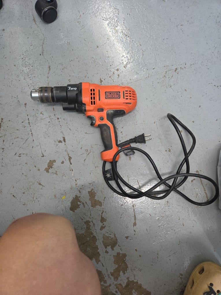 Black And Decker Corded Drill Driver