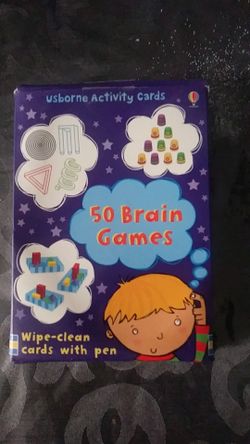 Activity cards brain games