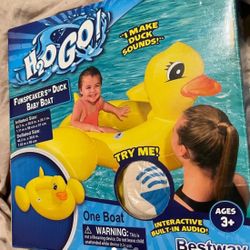 NEW  H2O GO! Funspeakers Duck Baby Boat (Duck Sound Not Available)Lot#31