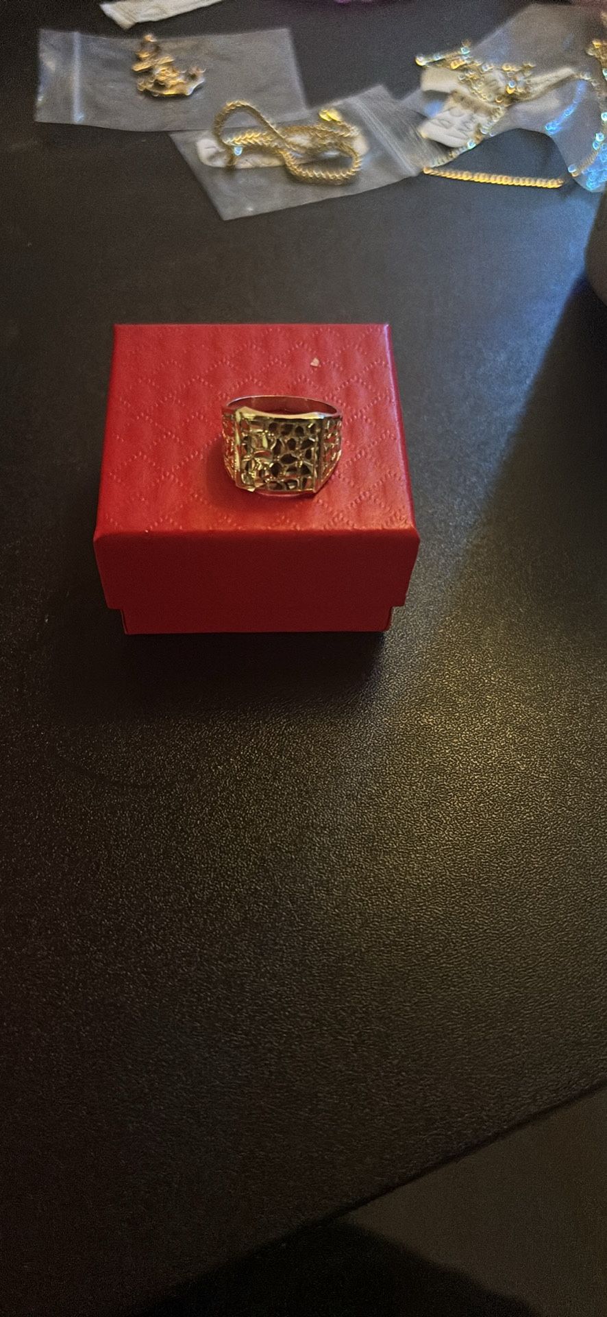 10k Nugget Ring