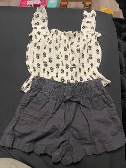 H&M set girls size 5t used