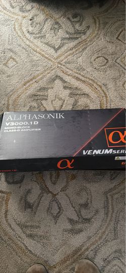 AlphaSonik v3000.1d mono-block Class- D Amplifier