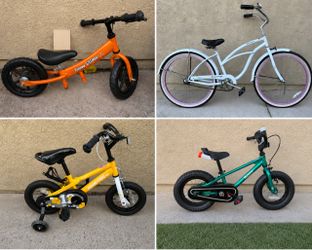 4 Bike Lot + Parts: Firmstrong, Joystar, Etc