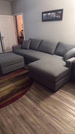 Ashley Omaha Performance Fabric Couch