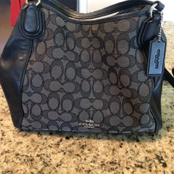 Black Vintage Coach Purse