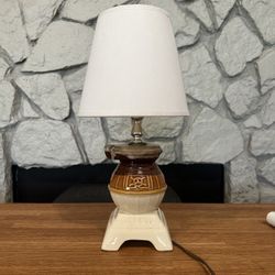 Vintage MCM Ceramic Pot Belly Stove Lamp - Literally One of a Kind