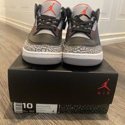 Retro Jordan Black Cement 3 (2018)