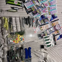 Fishing Tackle Box Set $150 Obo