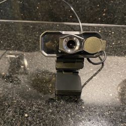Webcam 1080p HD USB PC Camera with Microphone, with Privacy Shutter